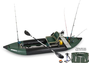 Explorer Inflatable Fishing Kayak with motor 350fx_PMFR – Aquatech