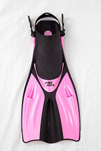Promate Spectrum Snorkeling Fins Mask Snorkel Set, Pink, SM