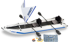 Inflatable kayak with kayak sail for sale online at Aquatech