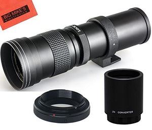 Manual Telephoto Zoom Lens for Canon Digital SLR Cameras