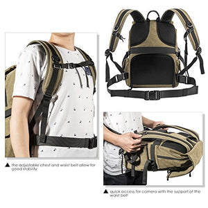 Waterproof Camera Backpack or Canvas Camera Bag