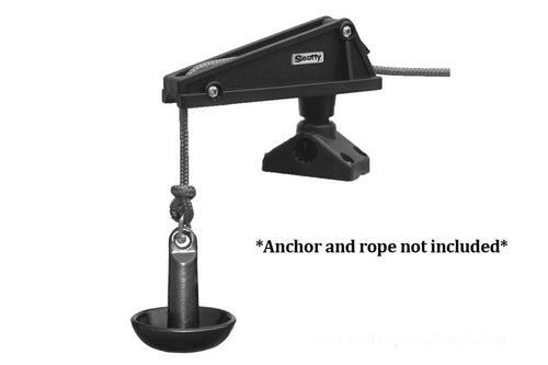 Scotty Anchor Lock with Side Deck Mount and Hardware