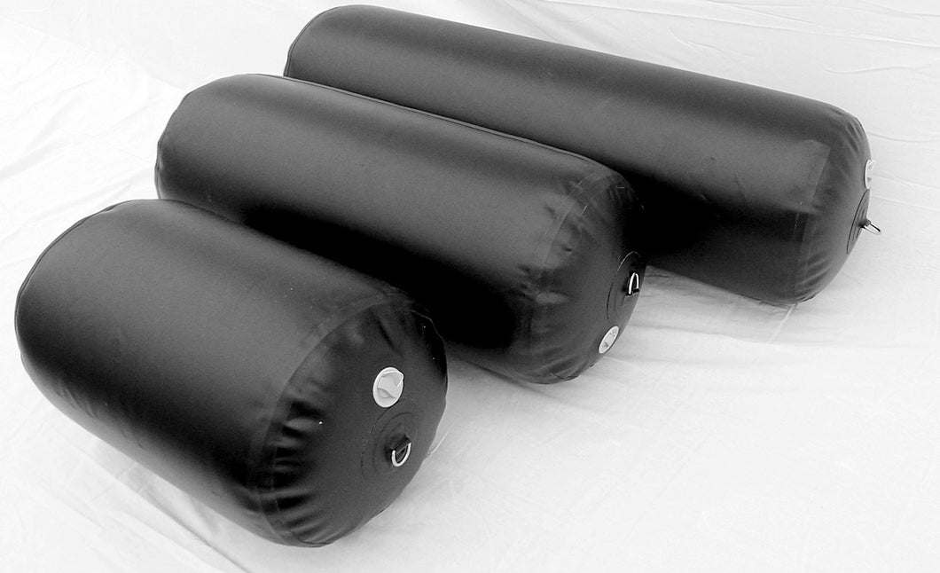 Inflatable fenders are great for inflatable boats 3 sizes of inflatable fenders shown here. 